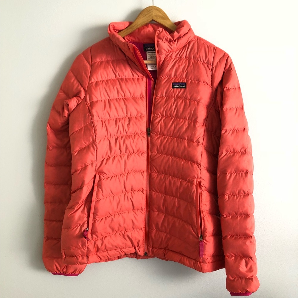 Orange Patagonia Jacket (Goose Down)